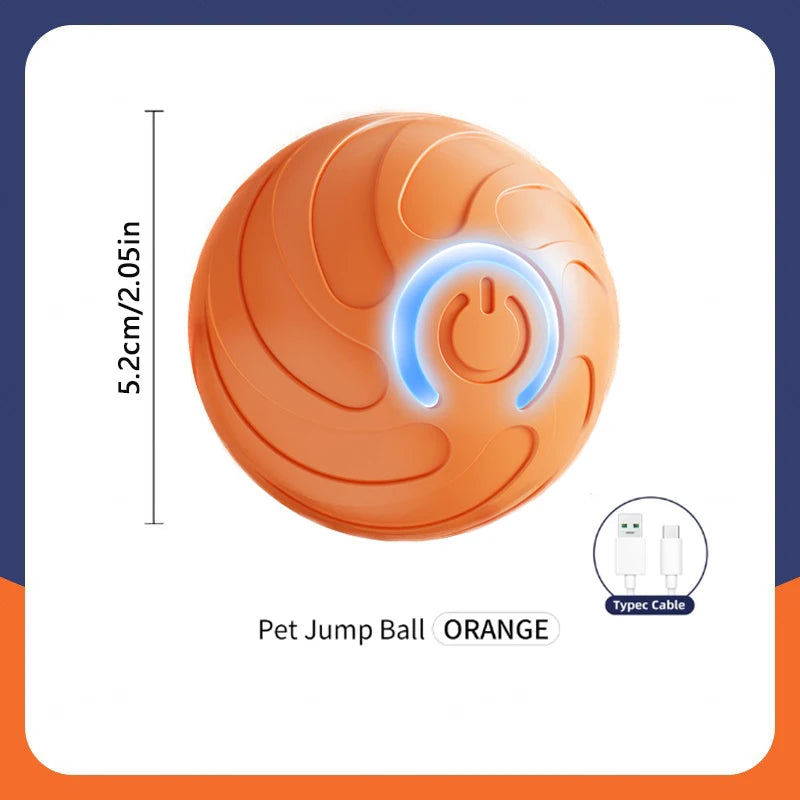 Balle interactive intelligente pour chien & chat – Balle rebondissante automatique USB 🐾