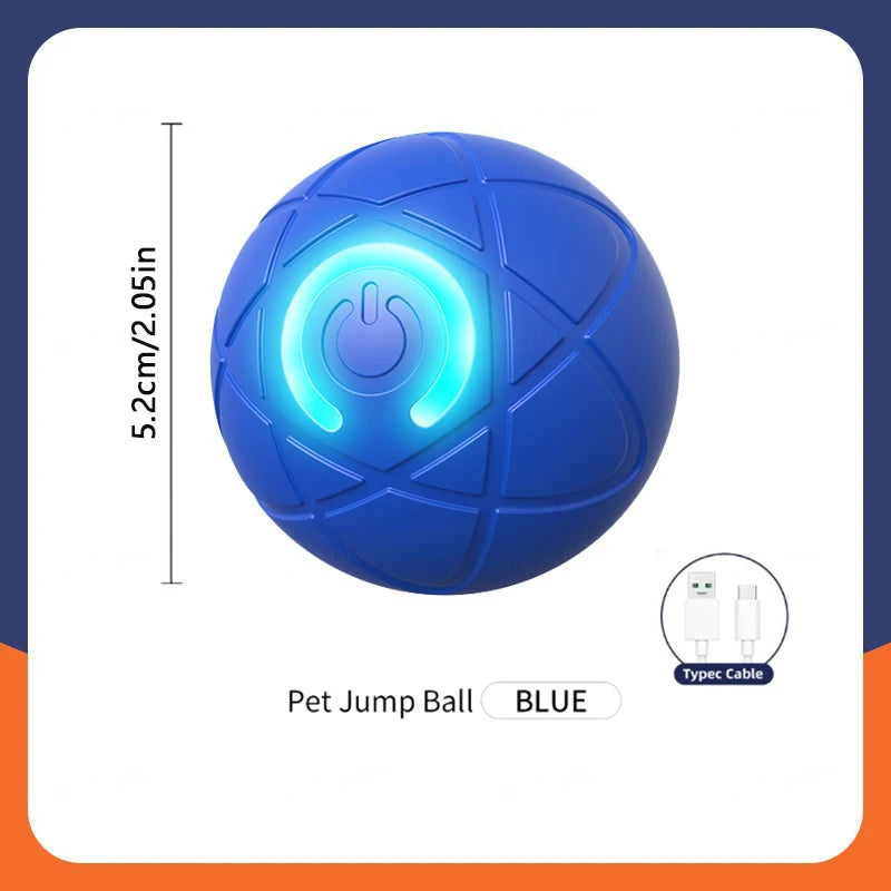 Balle interactive intelligente pour chien & chat – Balle rebondissante automatique USB 🐾