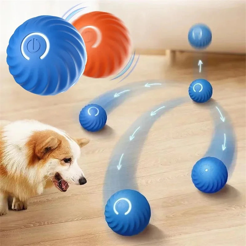 Balle interactive intelligente pour chien & chat – Balle rebondissante automatique USB 🐾
